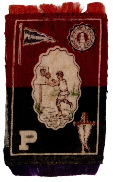 Pennsylvania Vintage B33 College Basketball Felt