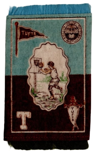 Tufts Vintage B33 College Basketball Felt
