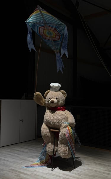 we fly with all we are installation Gabriele Bonomi