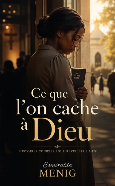 Couverture wattpad, la foi, Une femme avec une bible