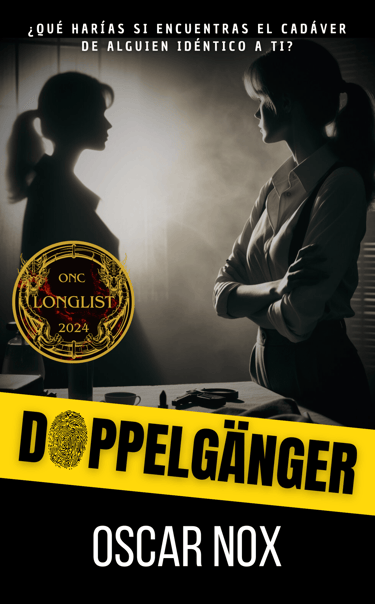 Portada novela thriller acción noir