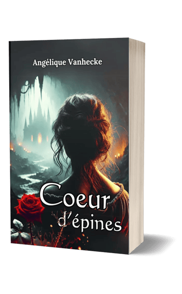 Broché romantasy soft dark grey Coeur d'épines - Angélique Vanhecke.