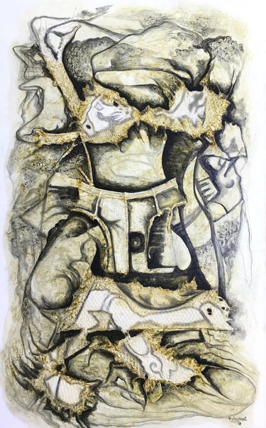 The Unfurling. Through this dialogue, I explore resilience, resourcefulness, and the potential for n