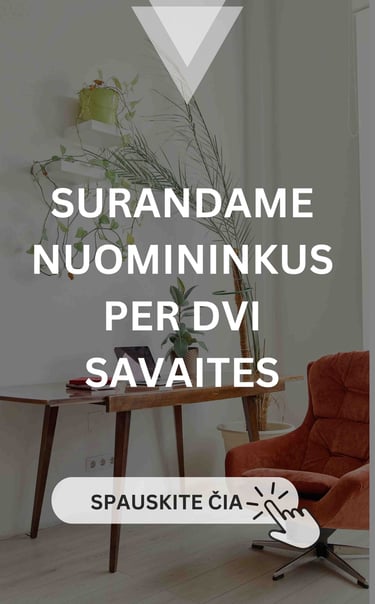 REALL brokeriai suranda nuomininkus per dvi savaites baneris
