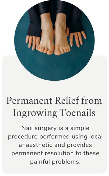 Permanent Relief From Ingrowing Toenails