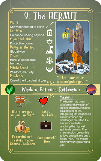 Jasper tarot explnantion the hermit