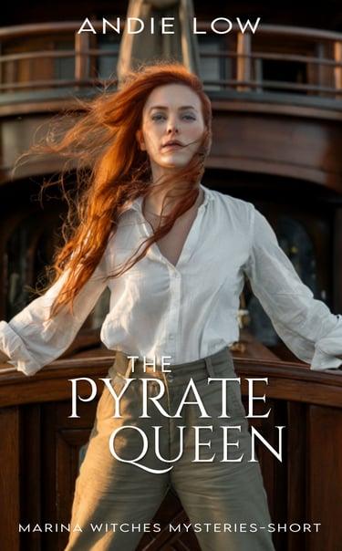 Cover of the Pirate Queen, a Marina Witches Mysteries Short