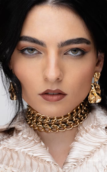 high fashion hair and makeup