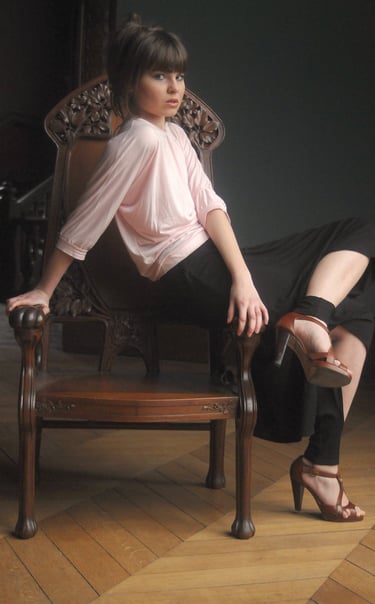 Ensemble blouse Irisa et jupe Chausse, saroual revisité par Takayouate