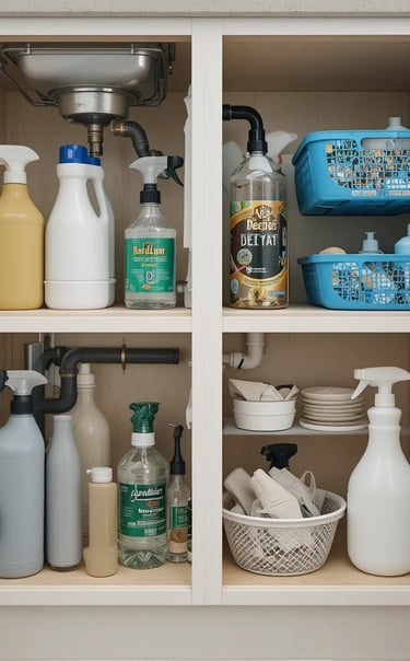  2-Tier Multi-Purpose Bathroom Under Sink Organizers and Storage