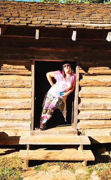 Chatsworth, GA - Cherokee Chief Vann's home, log building