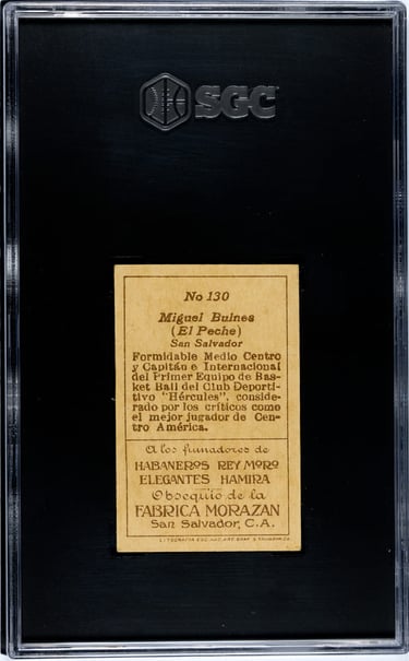 Very rare 1930 El Salvador Cigarette Cards