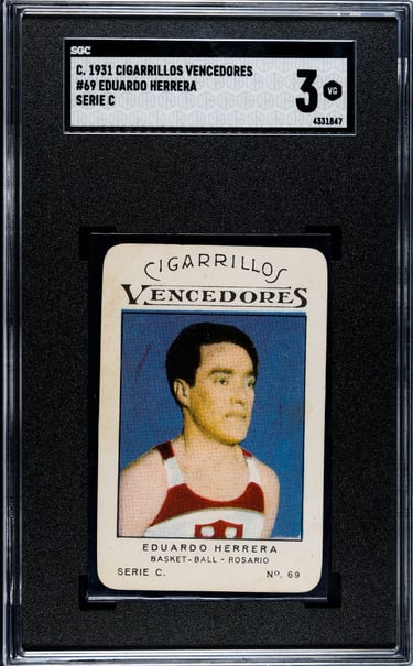1930s Cigarrillos Vencedores Basketball Cards rare vintage Argentina