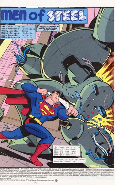 Superman Adventures 1: Men of Steel