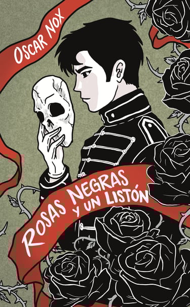 Portada novela romance paranormal y drama