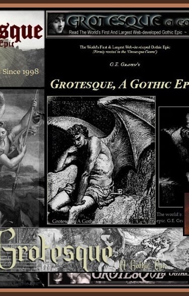 Collage Illustration - Grotesque, A Gothic Epic