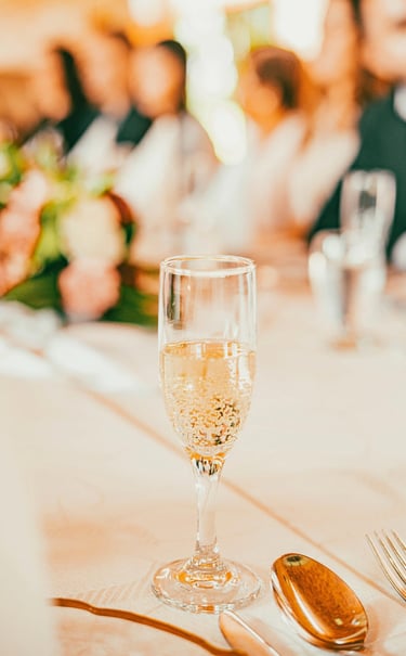 Fiesta de boda en Bogotá con los novios celebrando — fotografía TheLens.