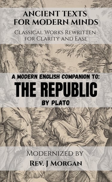 The cover of The Republic modernized by Rev J Morgan