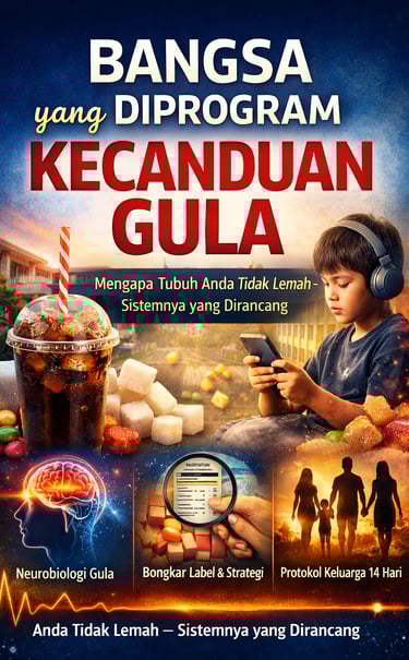 Bongkar kecanduan gula & minuman manis. Pahami insulin, inflamasi, dan protokol 14 hari untuk energi