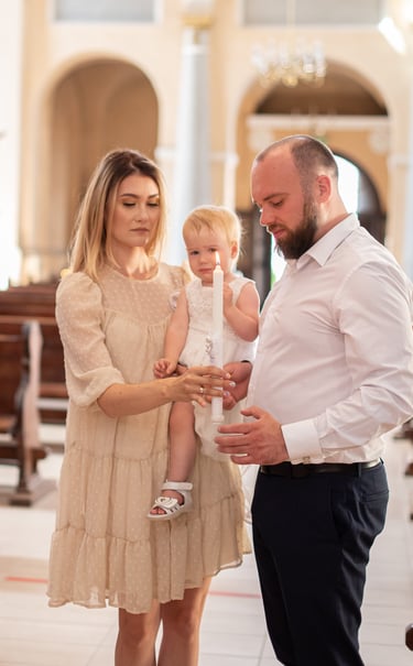 Krikštynų fotosesija