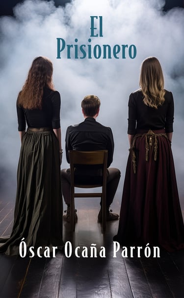 Portada de el libro de teatro "El prisionero" de Óscar Ocaña Parrón