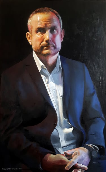 Portrait of Richard Barker © SJ Miller 2024