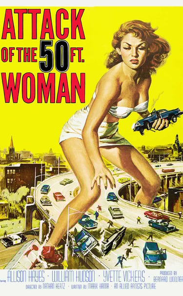 Attack of the 50ft Woman poster