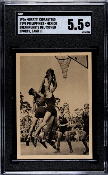 1936 German Basketball Card Muhlen Franck Team USA