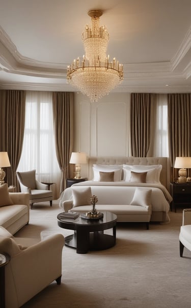 Close-up of hand-crafted cabinetry and luxurious textures reflecting meticulous craftsmanship.