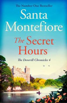 Cover of "The Secret Hours" with a castle and lake under a bright sky.