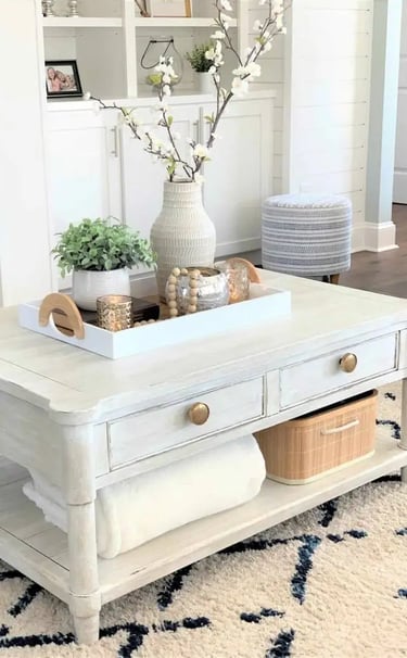 Rangement table basse 