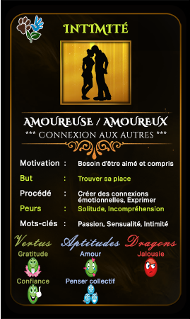Eden le jeu de la vie archetype Amoureux