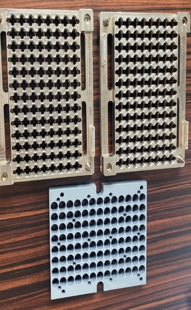 a pair of plastic mold mold mold mold mold mold mold mold mold mold mold mold