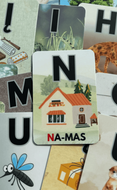 Lavinimo kortelės ABĖCĖLĖ