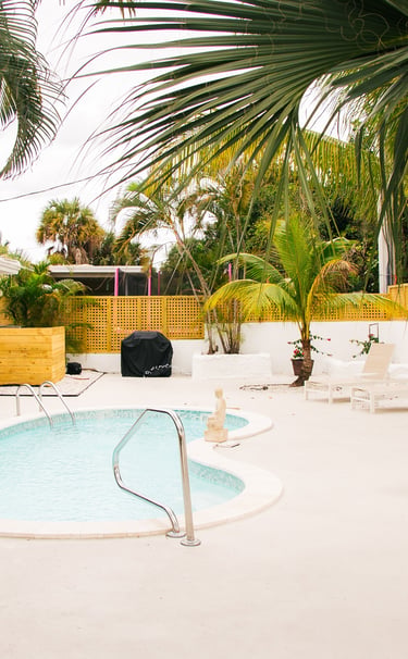 Residential pool and patio South Florida