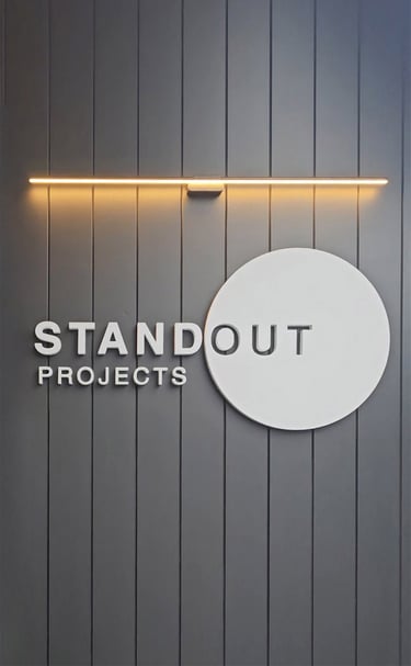 3D office sign