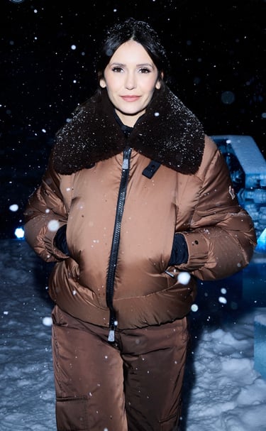 nina dobrev attending moncler fashion show 2025