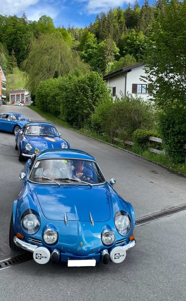 Alpine A110 balade orientation
