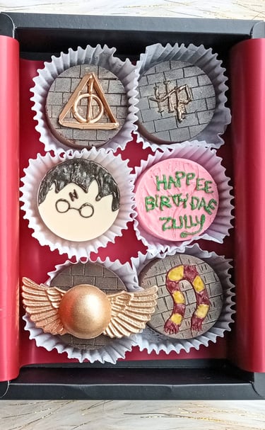 chocolates personalizados de harry potter - Fioratto Chocolate