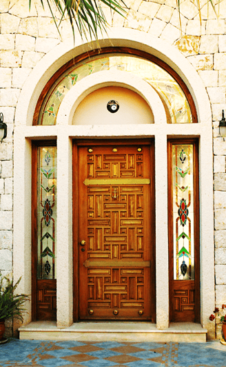 Kas Villa Door