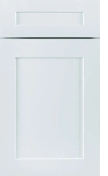 White shaker kitchen cabinet