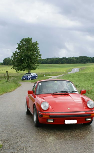 Porsche 911 balade orientation
