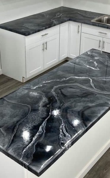 Epoxy countertop lincoln NE home