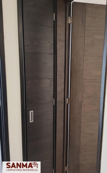 puerta de madera