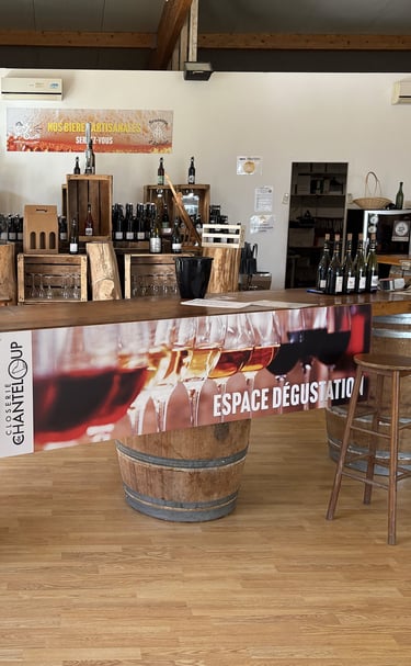Closerie de Chanteloup dégustation vins montlouis vins Amboise vins Touraine bières artisanales