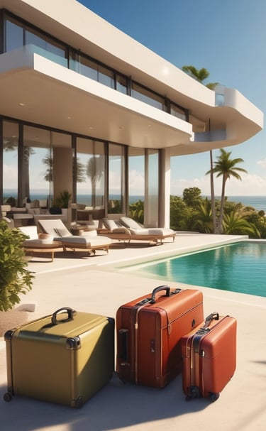 A professional helping a family with moving boxes in a bright living room.