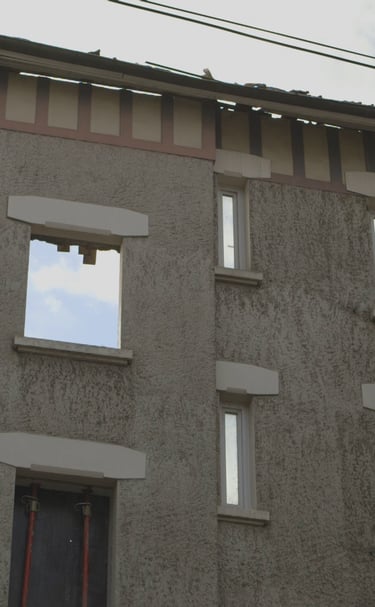 Destruction Immeuble cité Abbaye Grenoble