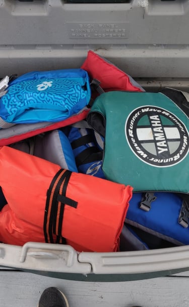 dockbox life jackets relax lakeside lake views southern michigan vrbo airbnb dock short term rental