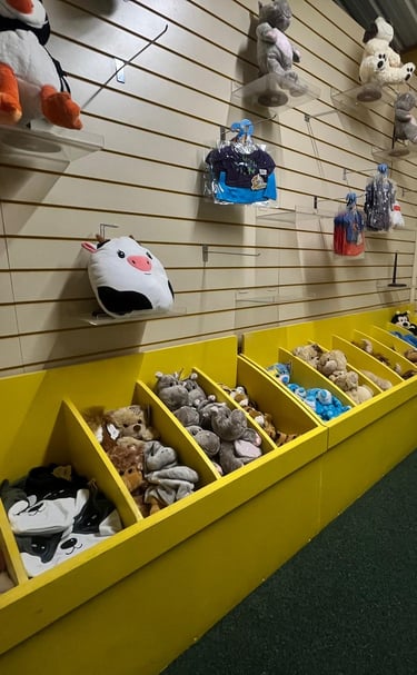 Lots of Bear Options at Runaround Soft Play