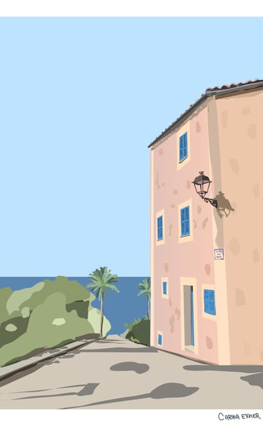 a street light with a street light and a street light